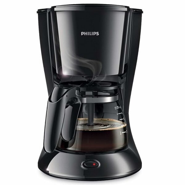 ماكينة قهوة من فيليبس بابريق زجاجي سعة 0.6 لتر